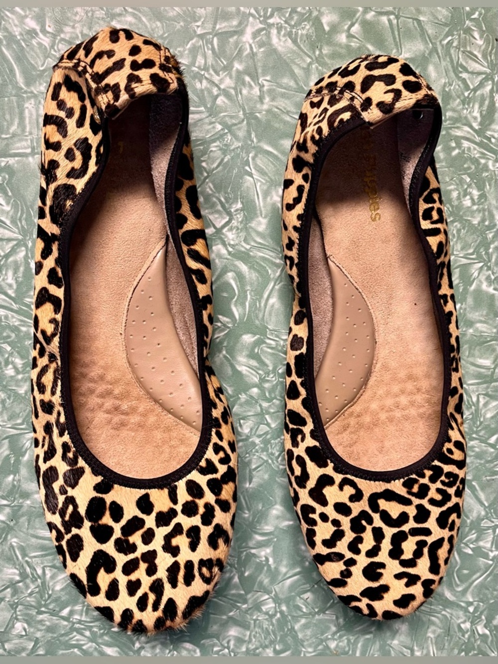 Hush Puppies Leopard Print Ballet Flats Size 11